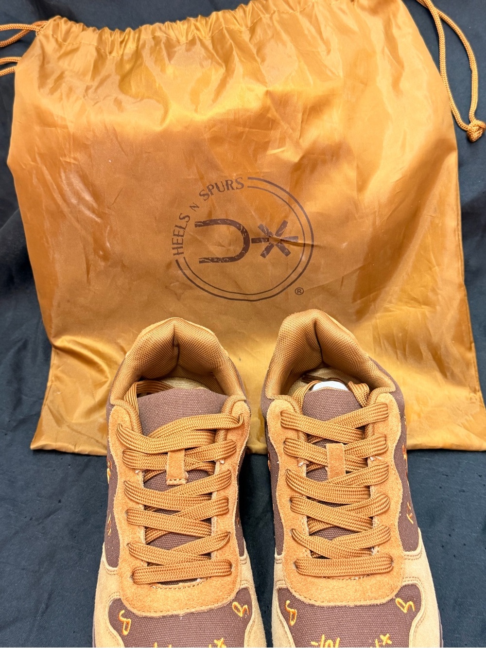 Limited edition BRAND IT BRONC SNEAKERS made by HEELS~n~SPURS